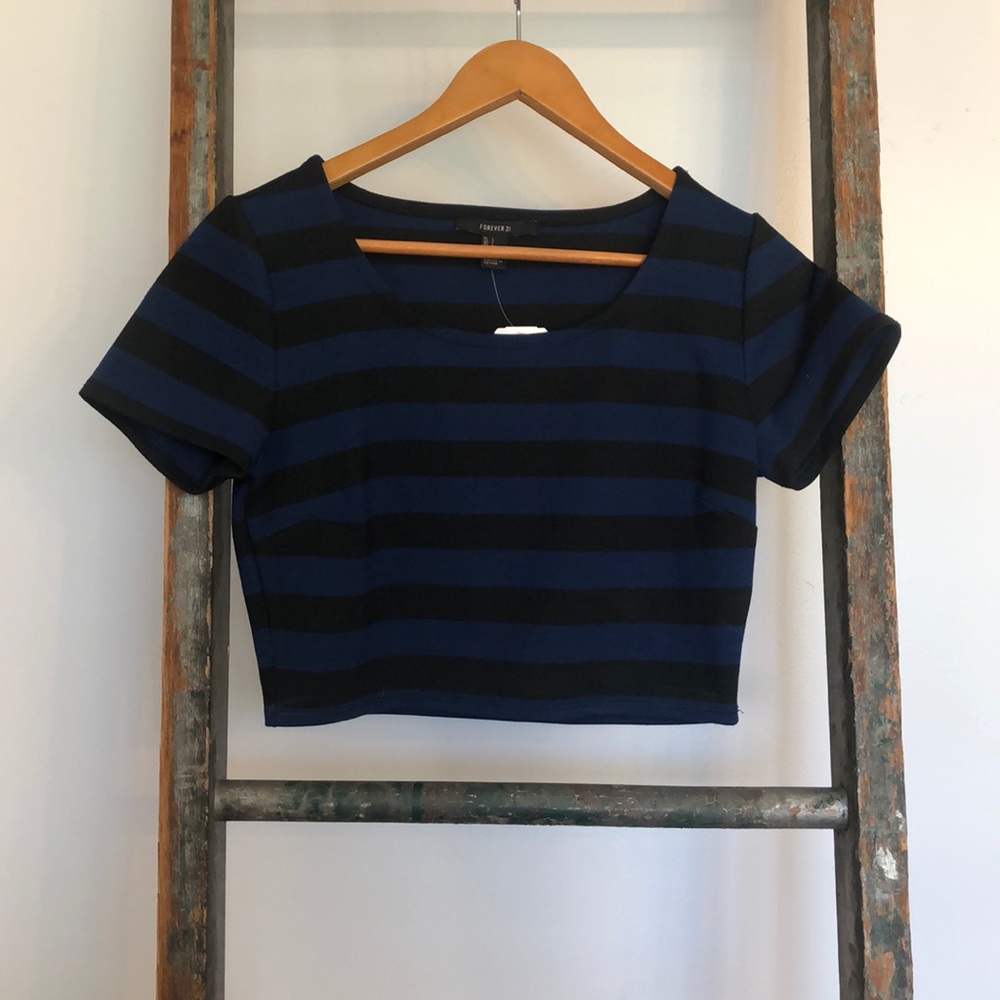 Forever 21 stripe crop top